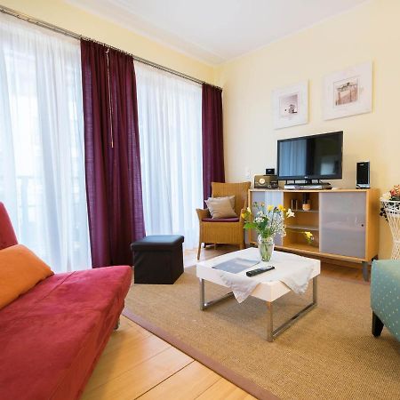 Kaiservillen Heringsdorf - 1-Raum-Ferienwohnung Mit Balkon Dr3 エクステリア 写真