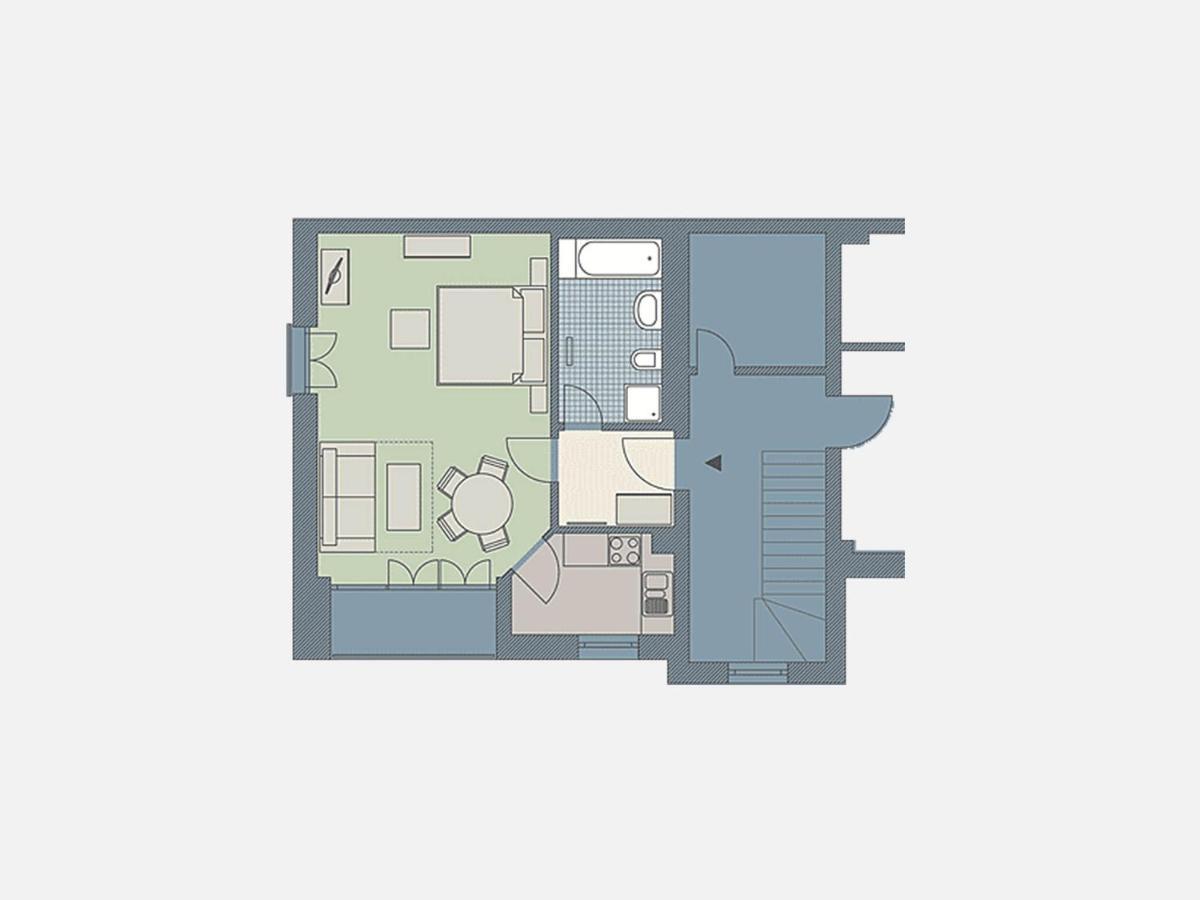 Kaiservillen Heringsdorf - 1-Raum-Ferienwohnung Mit Balkon Dr3 エクステリア 写真